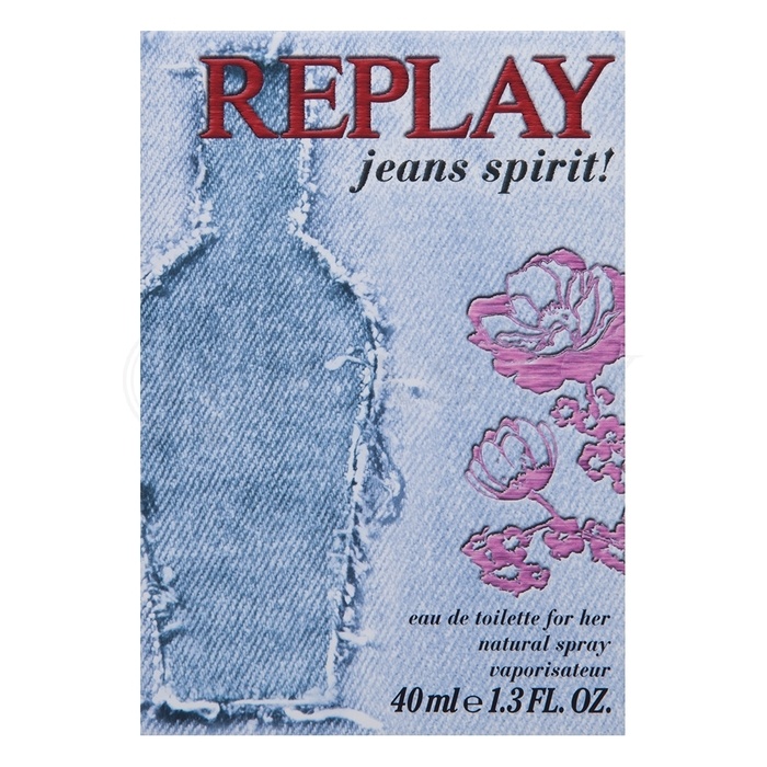 Uit bellen gezagvoerder Replay Jeans Spirit! for Her Eau de Toilette voor vrouwen 40 ml | BRASTY.BE