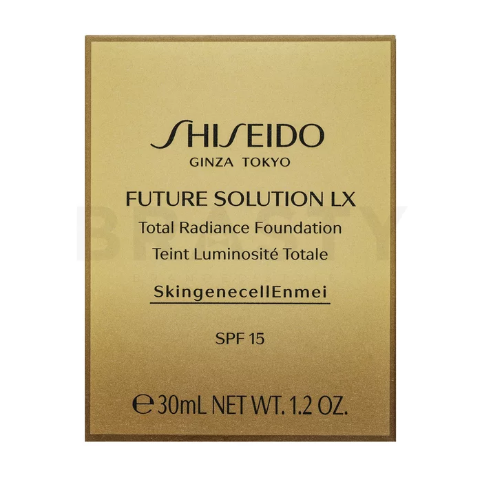Shiseido Future Solution LX Total Radiance Foundation SPF15 make-up pro zralou pleť Neutral 4 30 ml