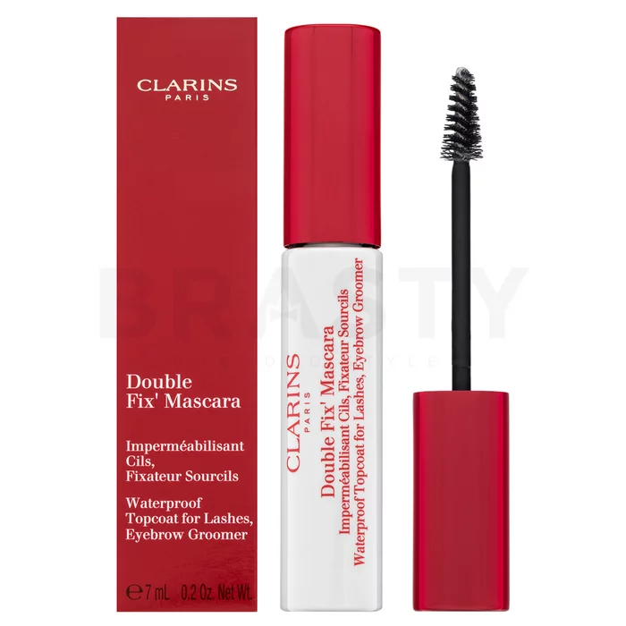 Clarins Double Fix Mascara voděodolná řasenka na řasy a obočí 7 ml