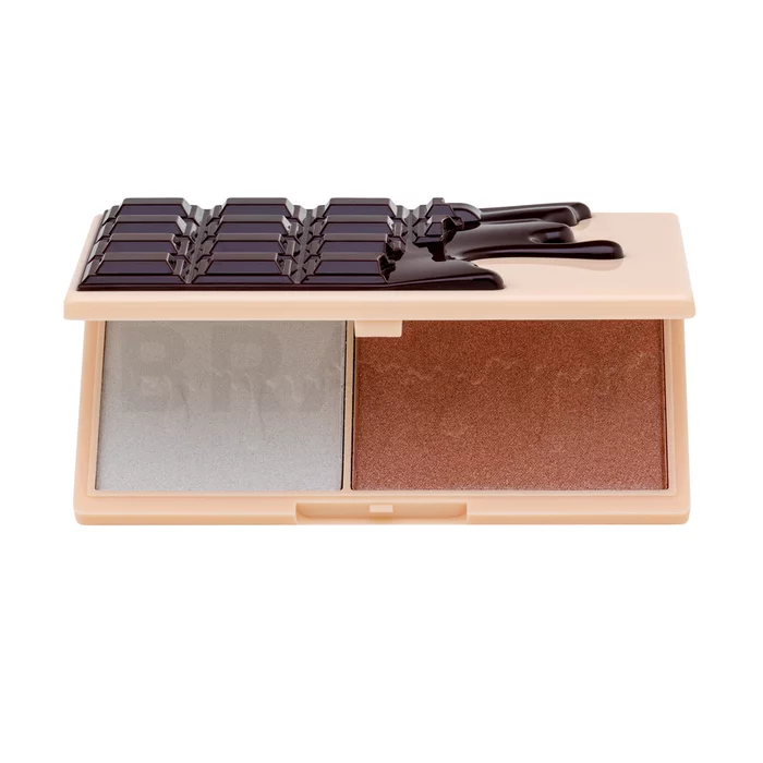 I Heart Revolution Mini Chocolate Highlighter Palette palette multifunzione per l' unificazione della pelle e illuminazione Fondue 11 g