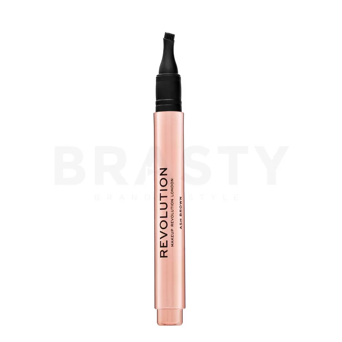 Makeup Revolution Fast Brow Clickable Pomade Pen wenkbrauwpotlood Ash Brown 1 ml