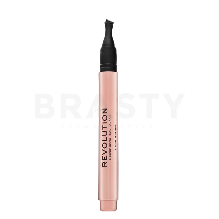 Makeup Revolution Fast Brow Clickable Pomade Pen kredka do brwi Dark Brown 1 ml