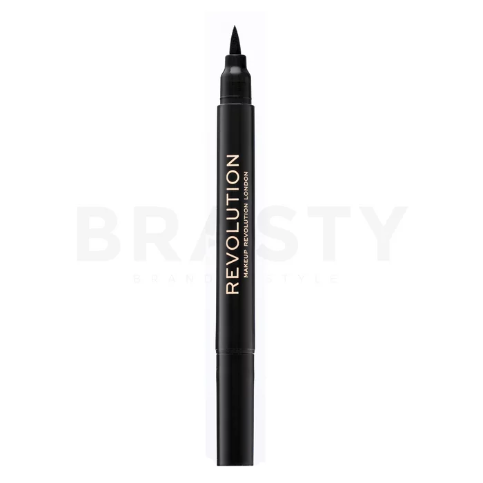 Makeup Revolution Thick and Thin Dual Liquid Eyeliner Dubbelzijdig oogpotlood Black 1 ml