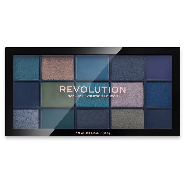 Makeup Revolution Reloaded Eyeshadow Palette paletka očných tieňov Deep Dive 16,5 g