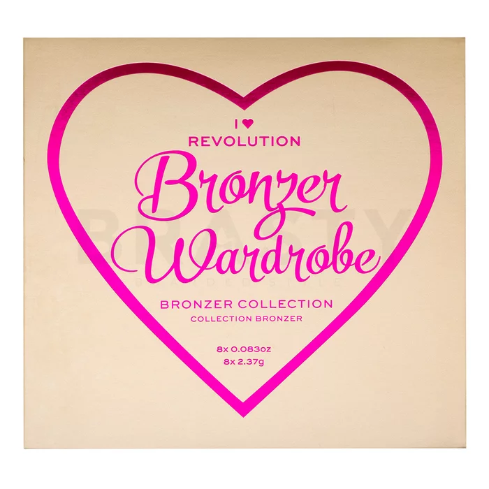 I Heart Revolution Bronzer Wardrobe paleta pentru fata multifunctionala 18,96 g