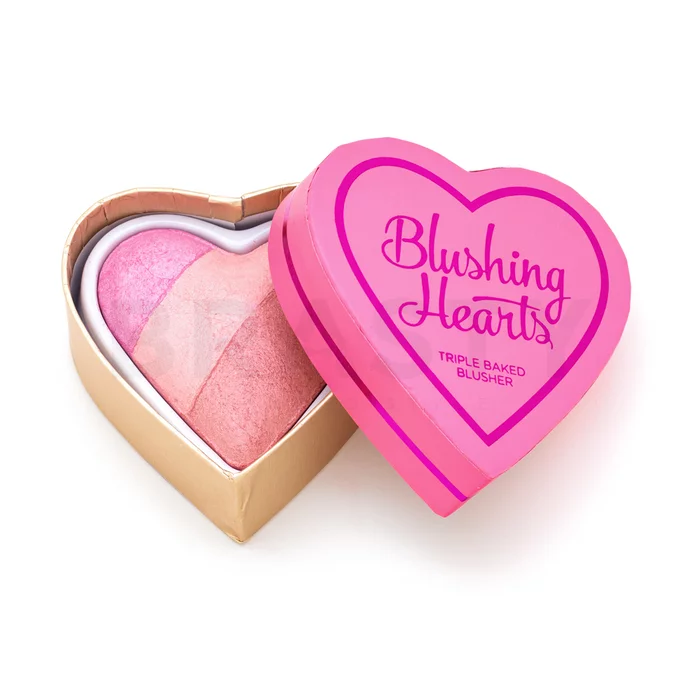 I Heart Revolution Blushing Hearts Triple Baked Blusher rdečilo v prahu Candy Queen Of Hearts 10 g
