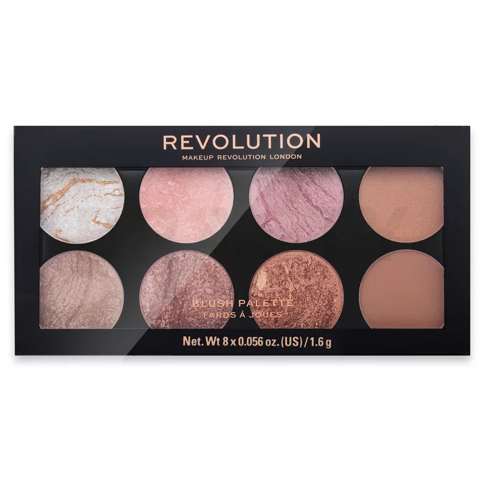 Makeup Revolution Ultra Blush Palette multifunkční paleta Golden Sugar 13 g