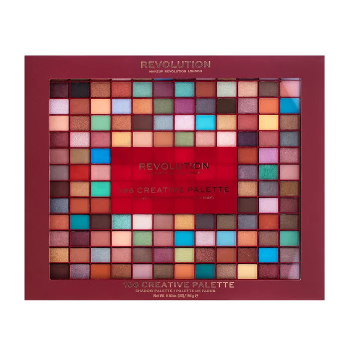Makeup Revolution 196 Creative Eyeshadow Palette paletka očních stínů 150 g