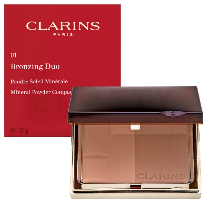 Clarins Bronzing Duo Mineral Powder Compact bronzující pudr 01 Light 10 g
