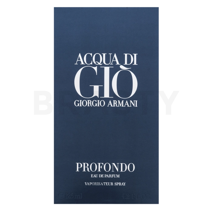 Armani (Giorgio Armani) Acqua di Gio Profondo Eau de Parfum para hombre 125 ml