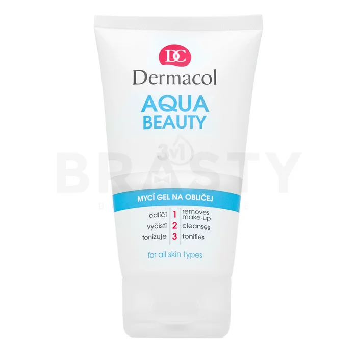 Dermacol Aqua Beauty 3in1 Face Cleansing Gel čistící gel na obličej 150 ml