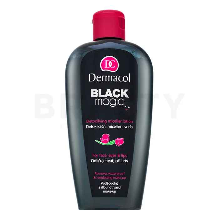 Dermacol Black Magic Detoxifying Micellar Lotion odličovací micelární voda pro normální/smíšenou pleť 200 ml