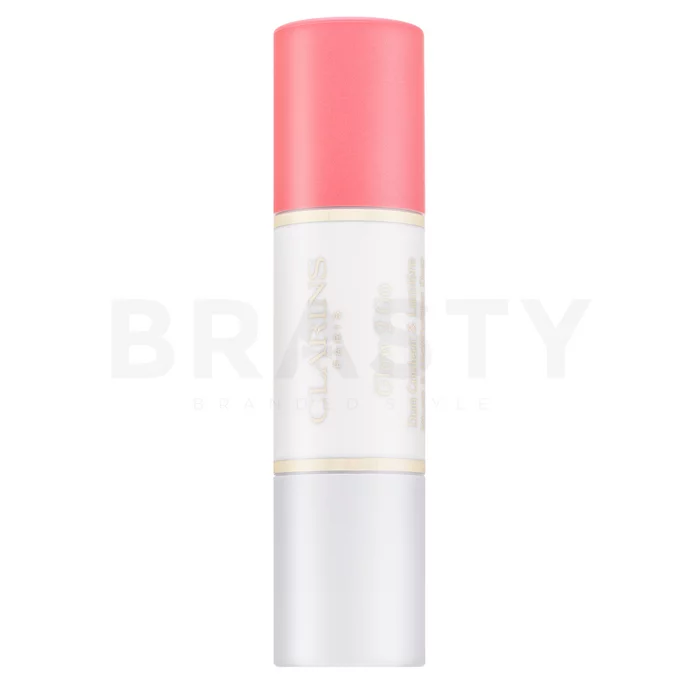Clarins Glow 2 Go Blush & Highlighter krémová tvářenka 2v1 01 Glowy Pink 2x4 g