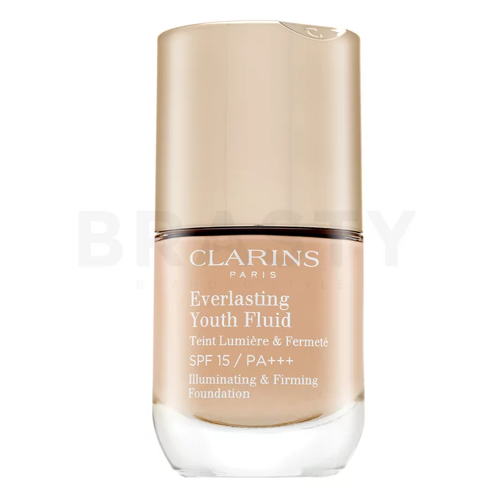 Clarins Everlasting Youth Fluid dlouhotrvající make-up proti stárnutí pleti 109 Wheat 30 ml