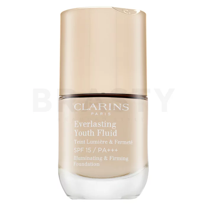 Clarins Everlasting Youth Fluid dlouhotrvající make-up proti stárnutí pleti 105 Nude 30 ml