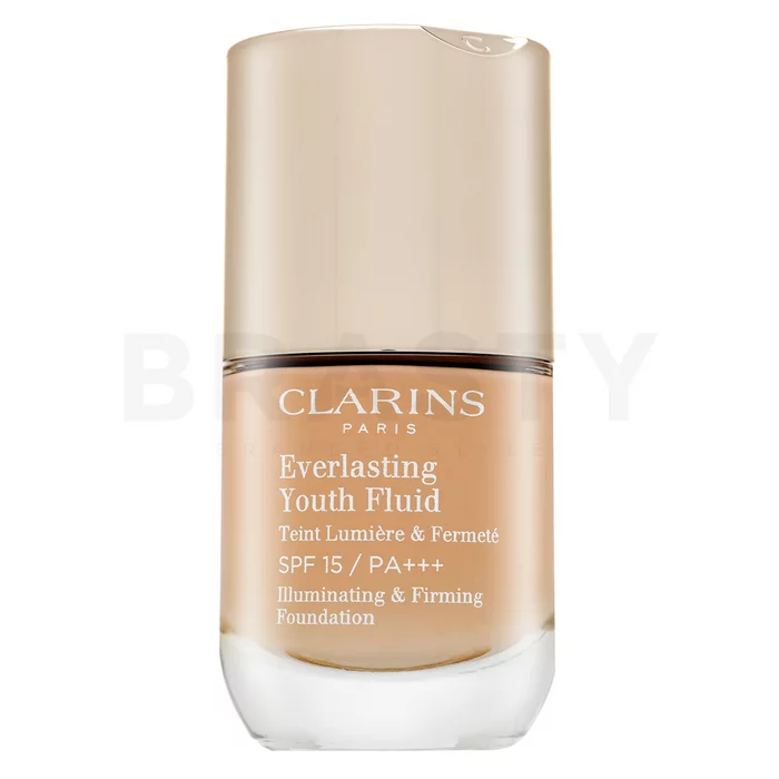 Clarins Everlasting Youth Fluid dlouhotrvající make-up proti stárnutí pleti 108 Sand 30 ml