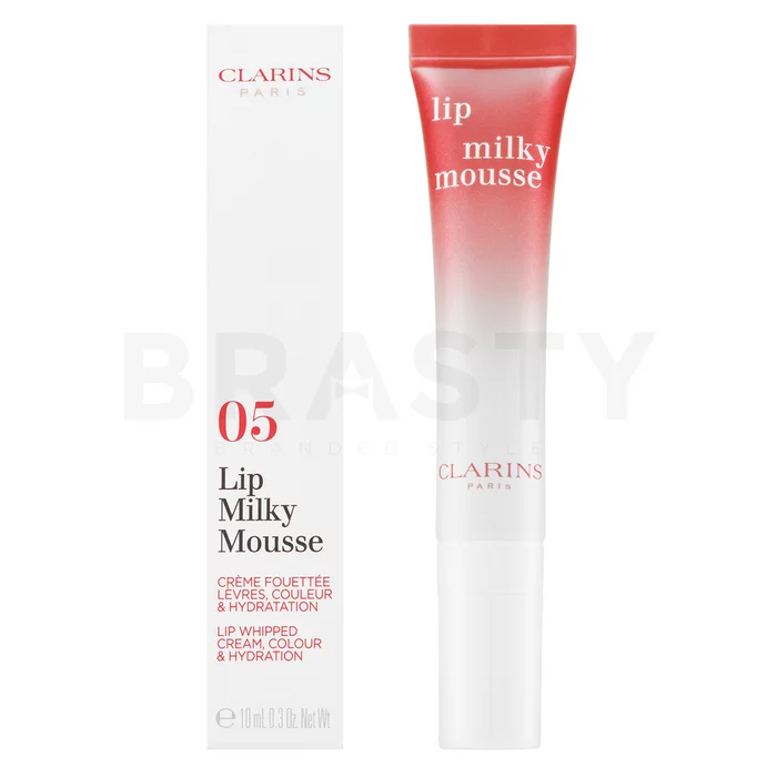 Clarins Lip Milky Mousse Voedende lippenbalsem met hydraterend effect 05 Milky Rosewood 10 ml