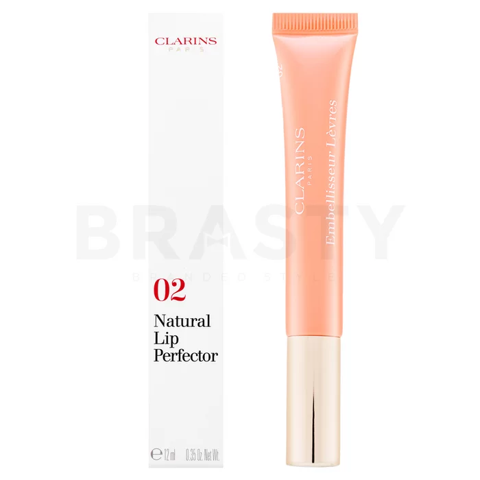 Clarins Natural Lip Perfector lesk na rty 02 Apricot Shimmer 12 ml