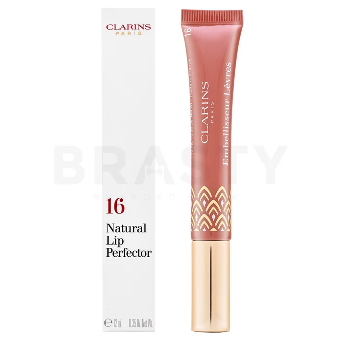 Clarins Natural Lip Perfector lesk na rty 16 Intense Rosewood 12 ml