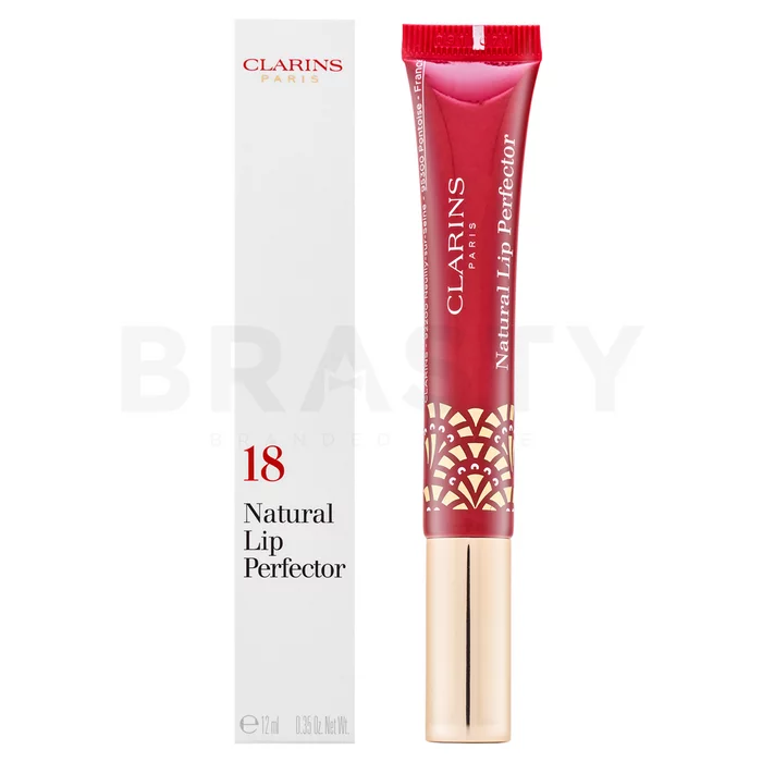 Clarins Natural Lip Perfector lesk na rty 18 Intense Garnet 12 ml