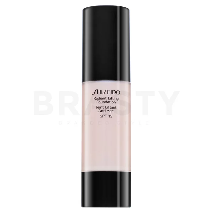 Shiseido Radiant Lifting Foundation I60 Natural Deep Ivory tekutý make-up pro sjednocenou a rozjasněnou pleť 30 ml