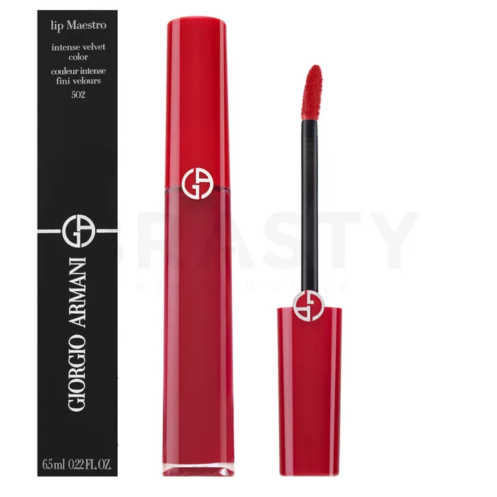 Armani (Giorgio Armani) Lip Maestro Liquid Lipstick dlouhotrvající tekutá rtěnka 502 6,5 ml