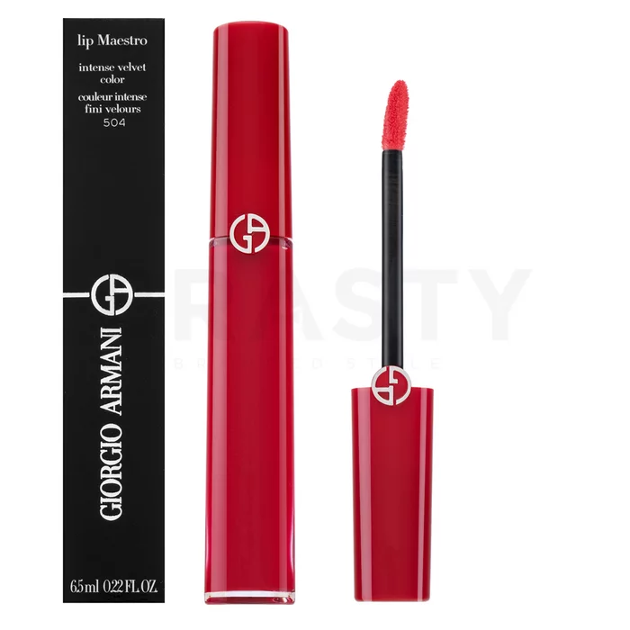 Armani (Giorgio Armani) Lip Maestro Liquid Lipstick dlouhotrvající tekutá rtěnka 504 6,5 ml