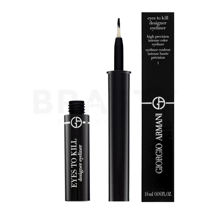 Armani (Giorgio Armani) Eyes To Kill Designer Eyeliner tekuté linky na oči 01 Onyx 1,4 ml