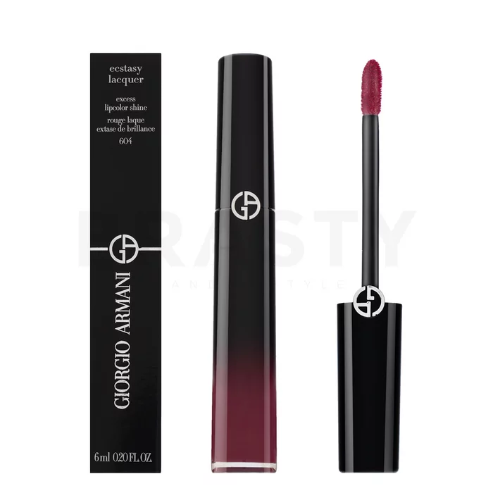 Armani (Giorgio Armani) Ecstasy Lacquer Excess Lipcolor Shine długotrwała szminka w płynie 604 6 ml