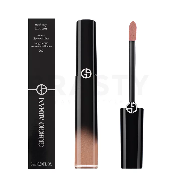 Armani (Giorgio Armani) Ecstasy Lacquer Excess Lipcolor Shine dlouhotrvající tekutá rtěnka 202 6 ml