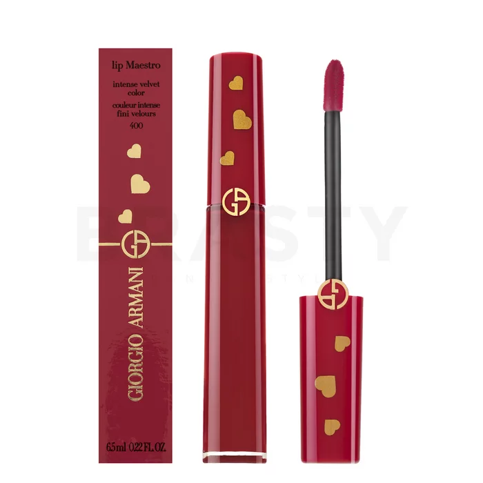 Armani (Giorgio Armani) Lip Maestro Intense Velvet Color dlouhotrvající tekutá rtěnka 400 6,5 ml