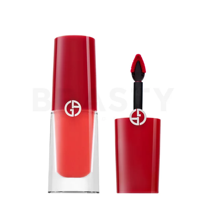 Armani (Giorgio Armani) Lip Magnet Second Skin Intense Matte Color vloeibare lippenstift met lange houdbaarheid met matterend effect 301 3,9 ml