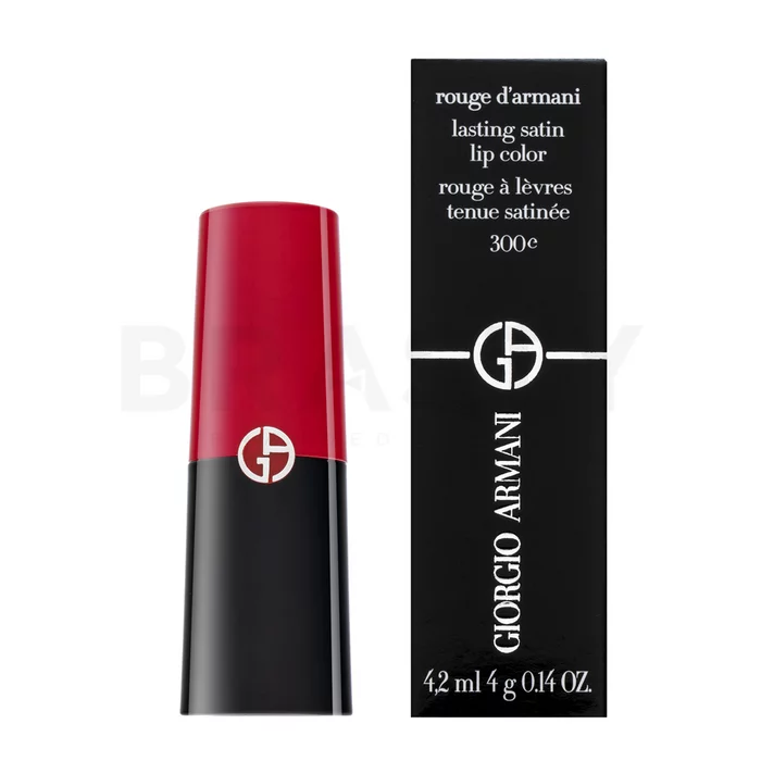 Armani (Giorgio Armani) Rouge d'Armani Lasting Satin Lip Color dlouhotrvající rtěnka 300 4,2 ml