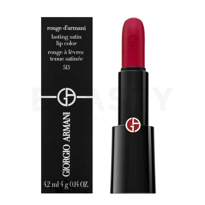 Armani (Giorgio Armani) Rouge d'Armani Lasting Satin Lip Color dlouhotrvající rtěnka 513 4,2 ml