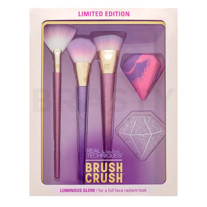 Real Techniques Luminous Glow Brush Crush - Limited Edition borstelset