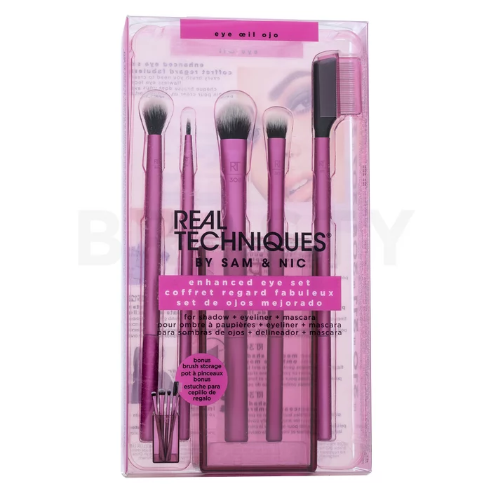 Real Techniques Enhanced Eye Set 6 pcs borstelset voor ogen