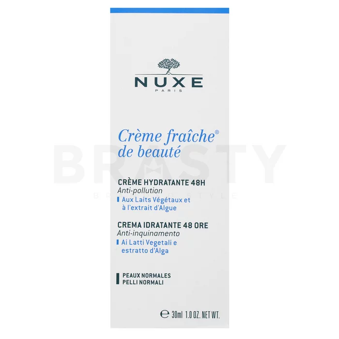 Nuxe Creme Fraiche de Beauté 48HR Moisturizing Cream hydratačná emulzie pre veľmi suchú a citlivú pleť 30 ml