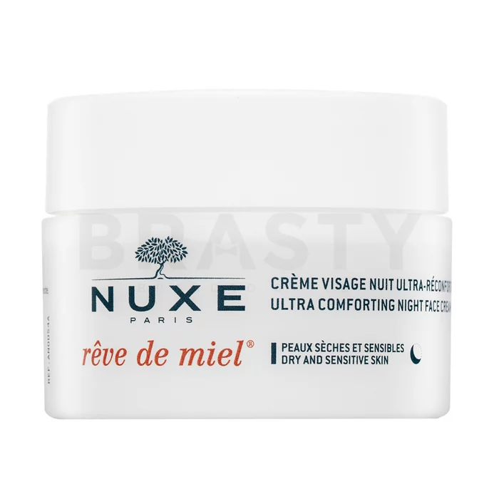 Nuxe Rêve De Miel Ultra Comfortable Night Face Cream noční krém s hydratačním účinkem 50 ml