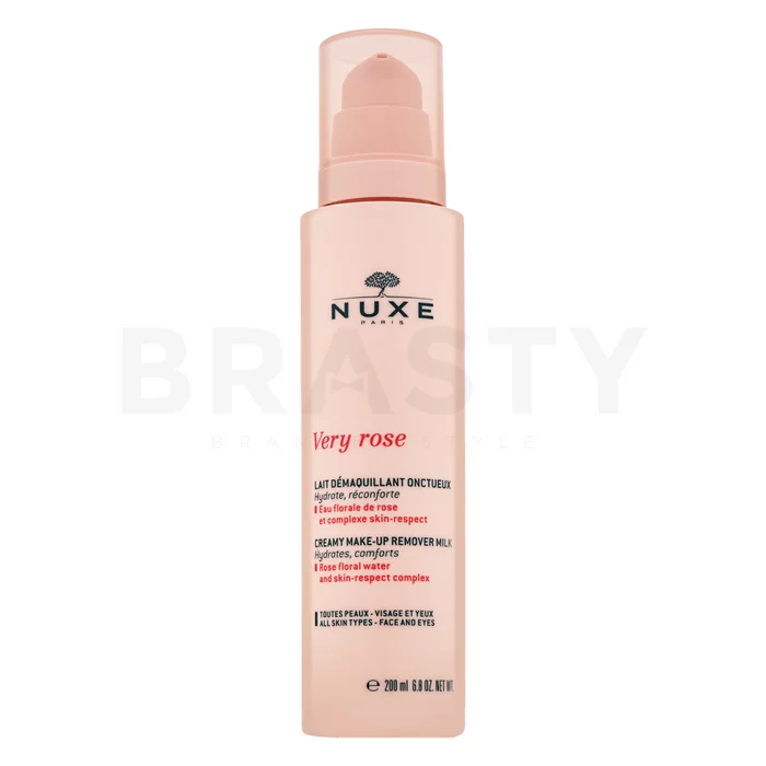 Nuxe Very Rose Creamy Make-Up Remover Milk čistící mléko pro citlivou pleť 200 ml
