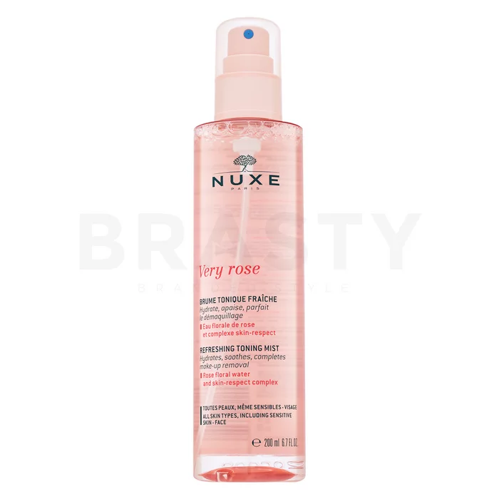 Nuxe Very Rose Refreshing Toning Mist zuiverend tonicum in een spuitfles 200 ml