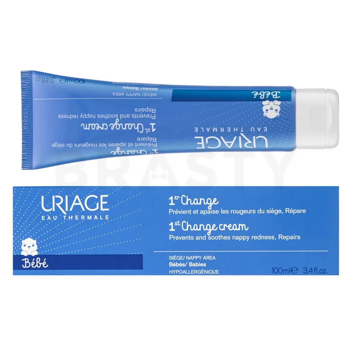 Uriage Bébé 1st Change Cream ošetrujúci krém proti zapareninám s hydratačným účinkom 100 ml