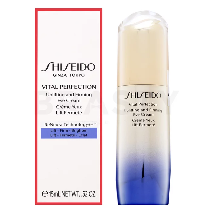 Shiseido Vital Perfection Uplifting & Firming Eye Cream oční omlazující sérum proti vráskám, otokům a tmavým kruhům 15 ml