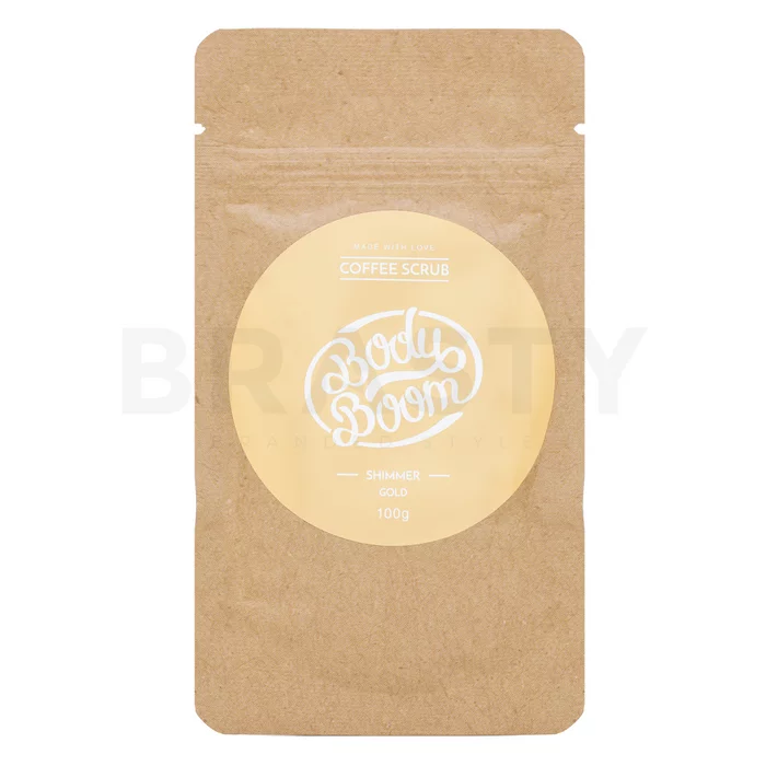 BodyBoom Coffee Scrub Shimmer Gold peeling do wszystkich typów skóry 100 g