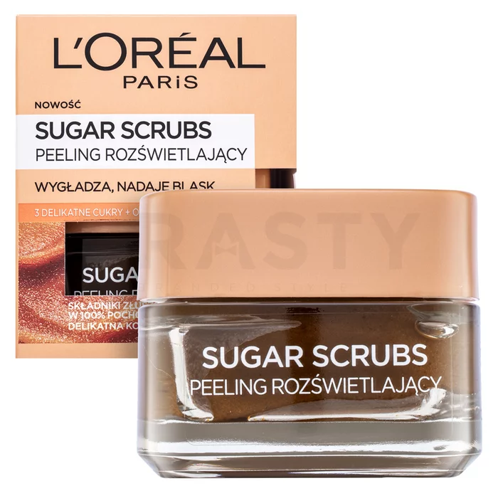 L´Oréal Paris Sugar Scrubs maska ​​za čišćenje i piling Glow Scrub 50 ml