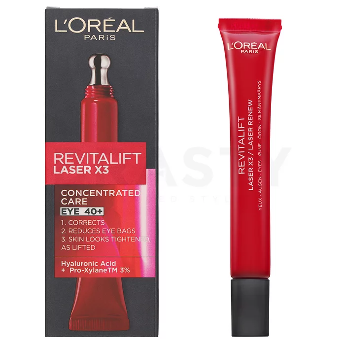L´Oréal Paris Revitalift Laser X3 Anti-Ageing Power Eye Cream rejuvenating face cream on the eye area 15 ml