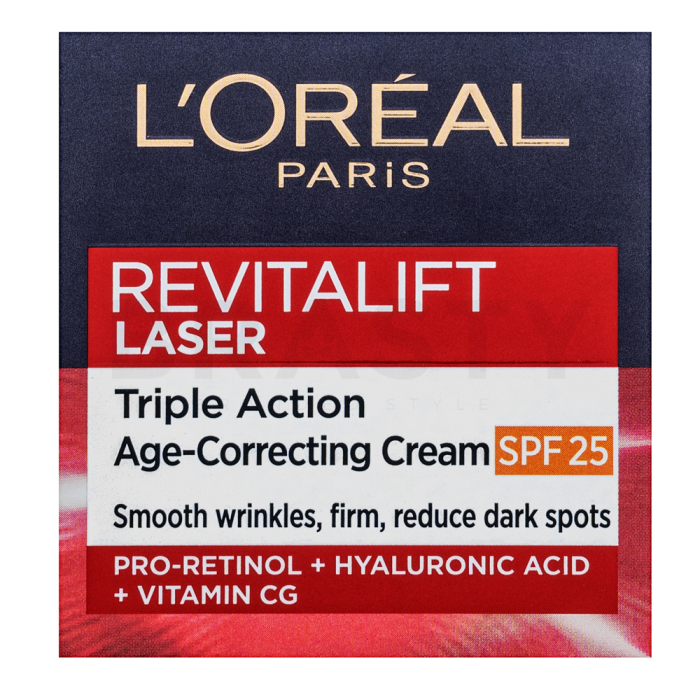 L´Oréal Paris Revitalift Laser crema de fortalecimiento efecto lifting Age-Correcting Cream SPF 25 50 ml