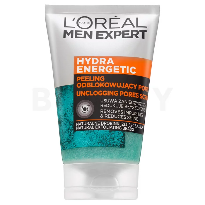 L´Oréal Paris Men Expert Hydra Energetic Unclogging Pores Scrub peelingový gel pro muže 100 ml
