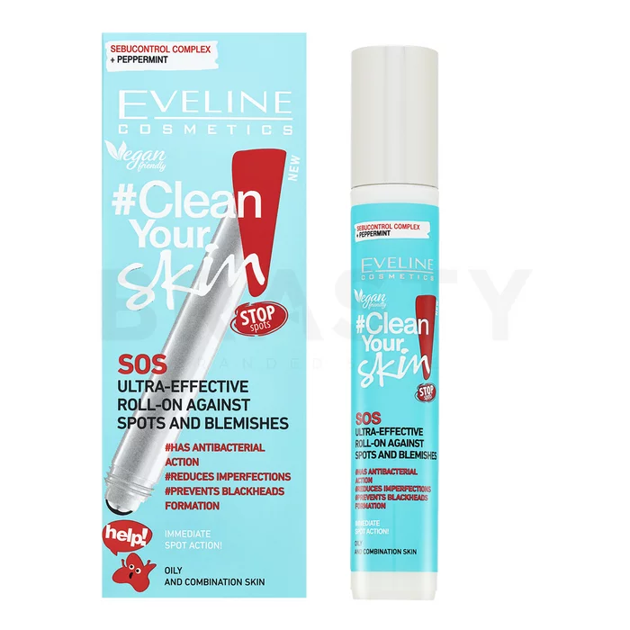 Eveline Clean Your Skin roll-on SOS Effective Roll On Against Spots Blemishes 15 ml