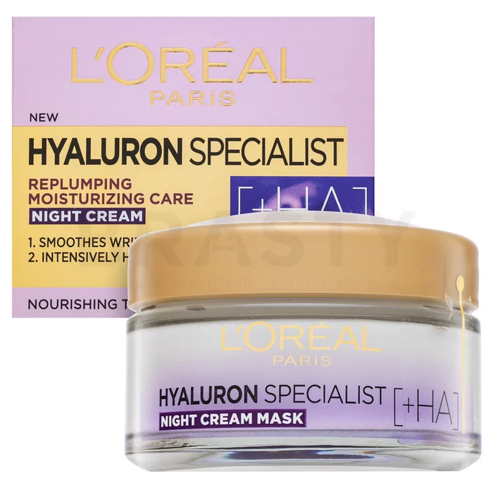 L´Oréal Paris Hyaluron Specialist noćna hidratantna maska Replumping Moisturizing Care Night Cream 50 ml