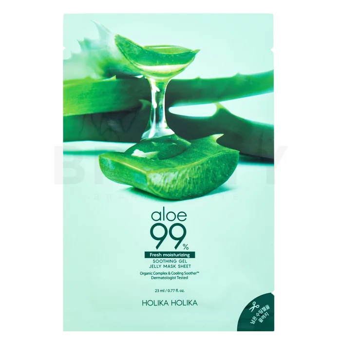 Holika Holika Aloe 99% Soothing Gel Gelee Mask Sheet linnen masker met hydraterend effect 23 ml